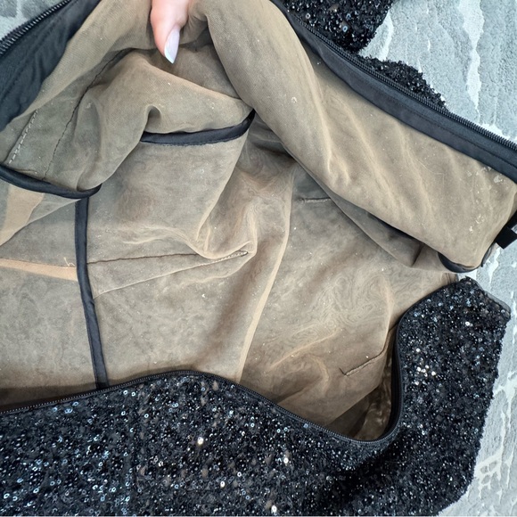 Used NADINE MERABI Black Edie Dress size SM - Picture 5 of 7